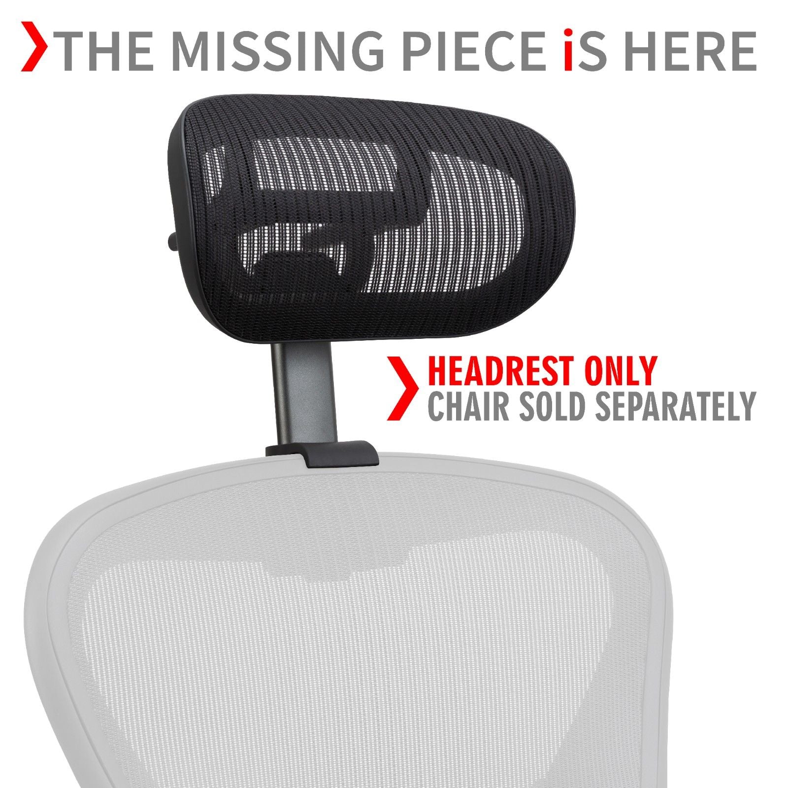 HEADREST FOR CLASSIC AERON- CARBON COLOR - H6 our newest model