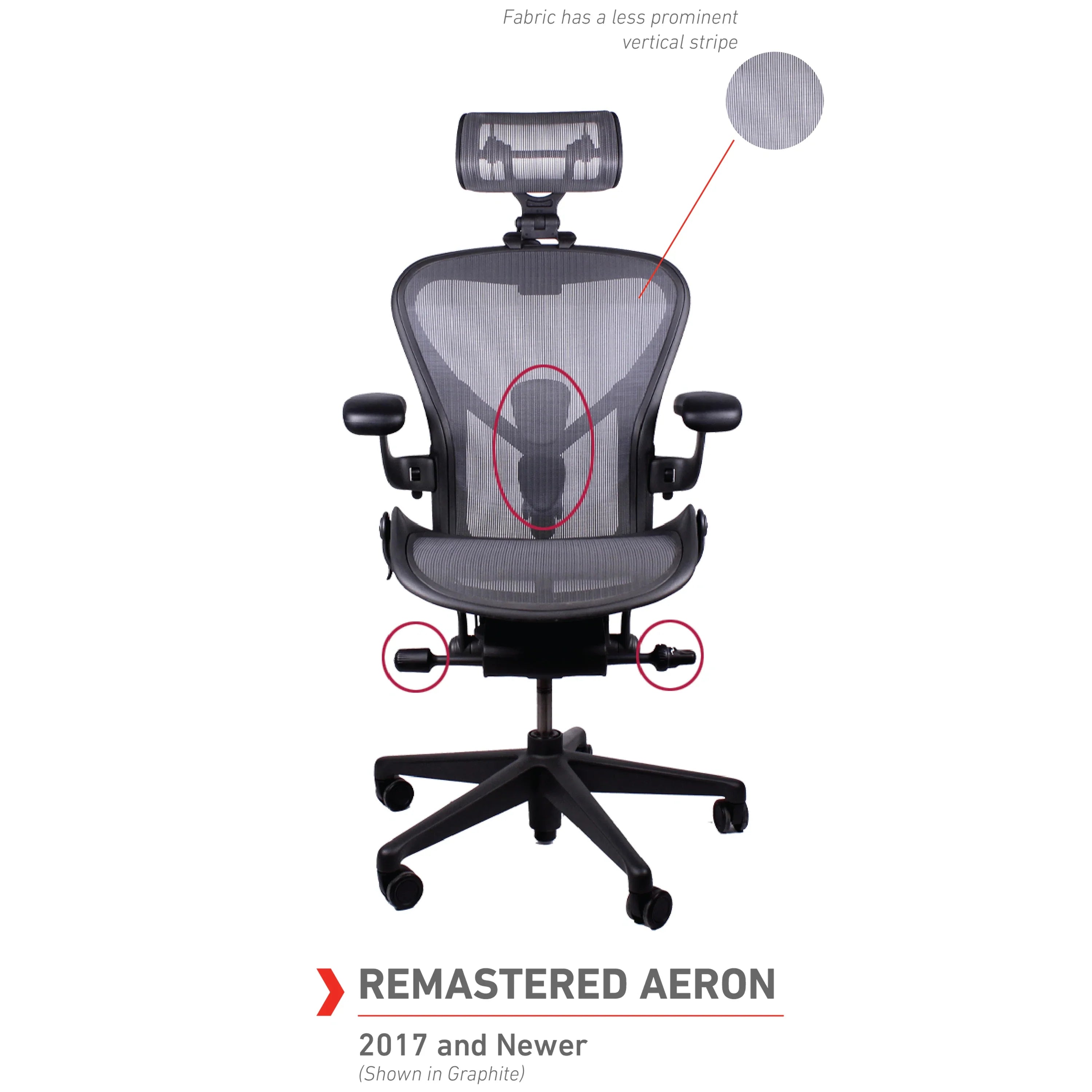 Herman Miller Aeron - Size: A - w/ Headrest for Users 5' 10 and Over